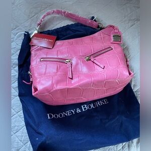 Vintage NEW with tags Dooney and Bourke purse. Pink leather.